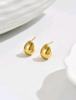 Aretes de gota en Acero Inoxidable