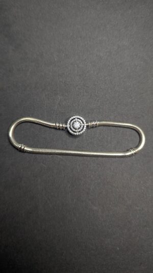 Pulsera de plata de ley - 18cm