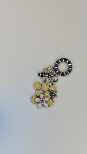 Charm Abejita y Panal Plata 925