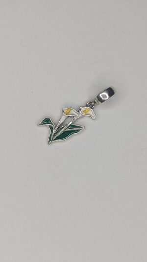 Charm Lirios Plata 925