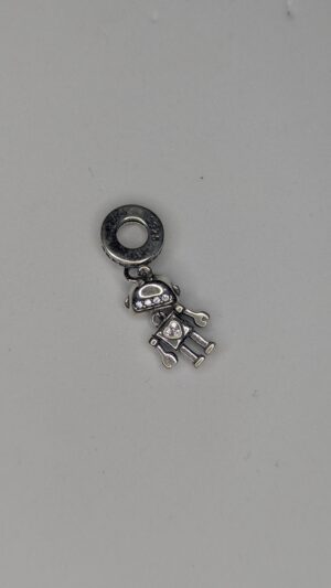 Charm de robot articulado Plata 925