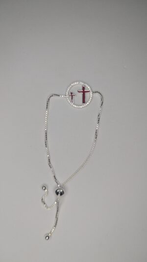 Pulsera ajustable de Plata Auténtica 925